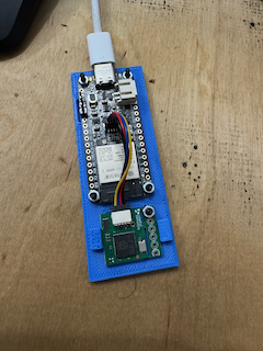 Tiny code reader and associated parts with spacers glued down